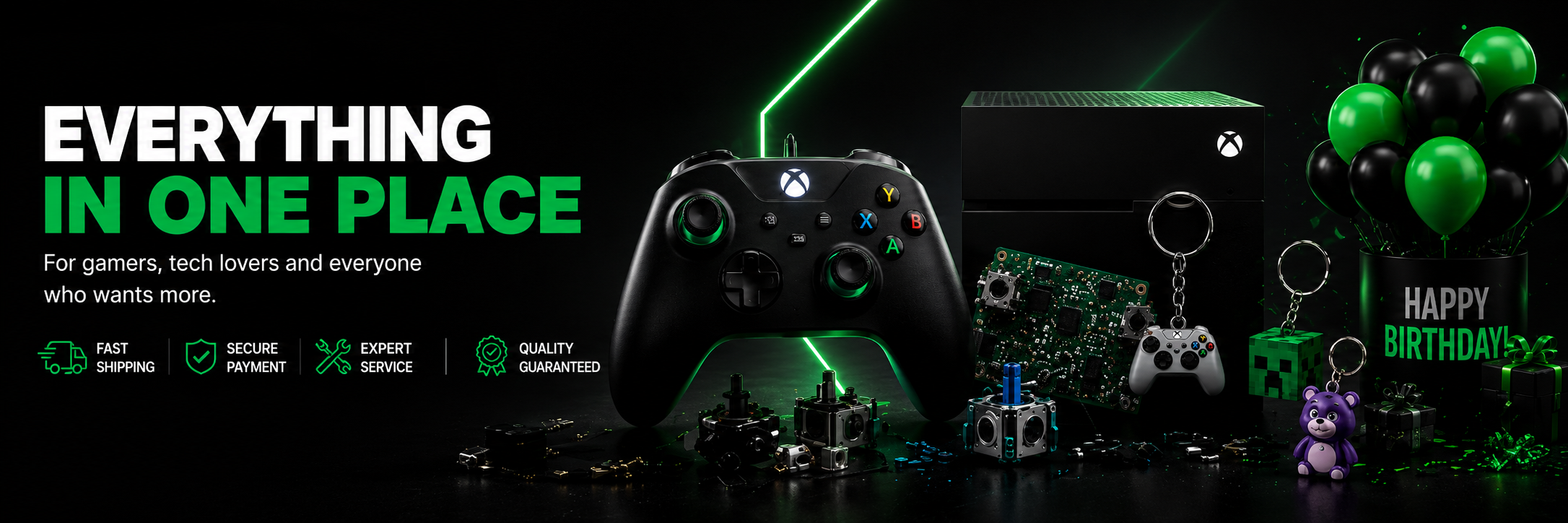 banner shop your home consoles world