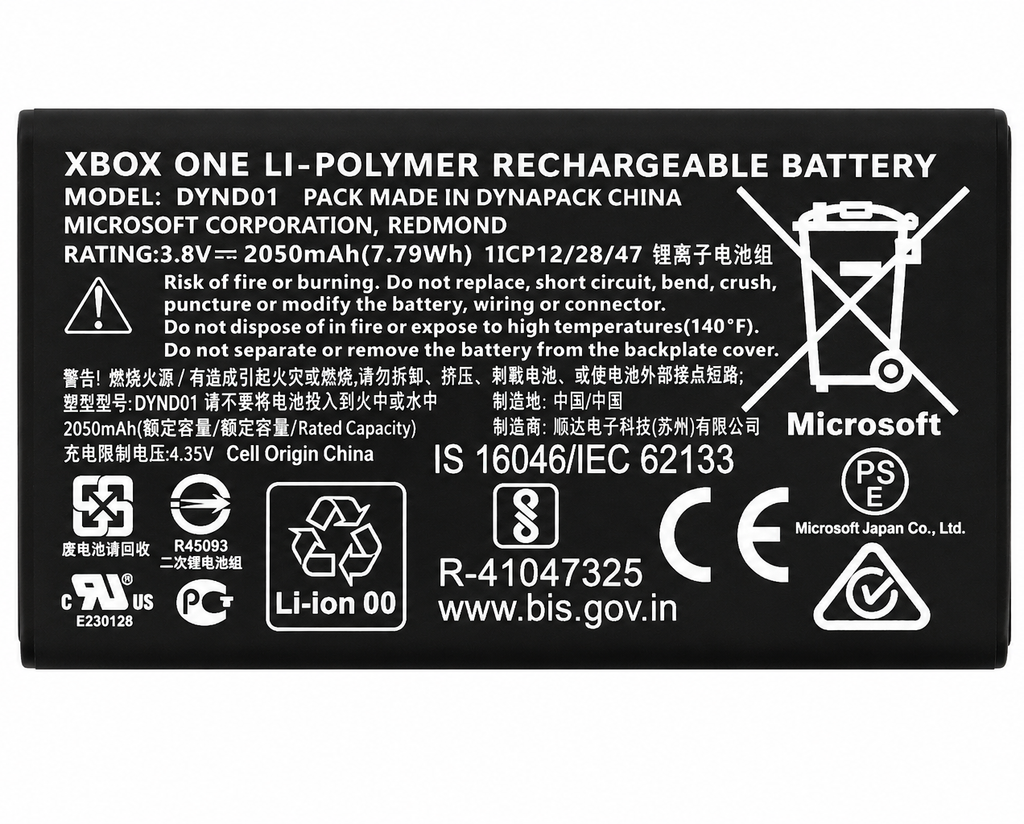 genuine Xbox Controller Elite Series 2 Internal Rechargeable Battery Official