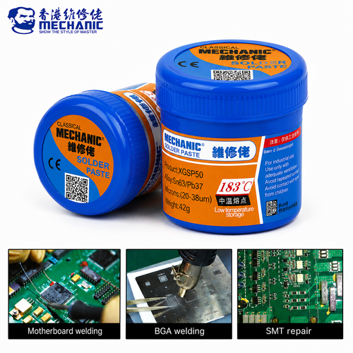 MECHANIC XGSP50 Special Solder Paste 183℃ SMD BGA PCB Stencil Mobile Repair