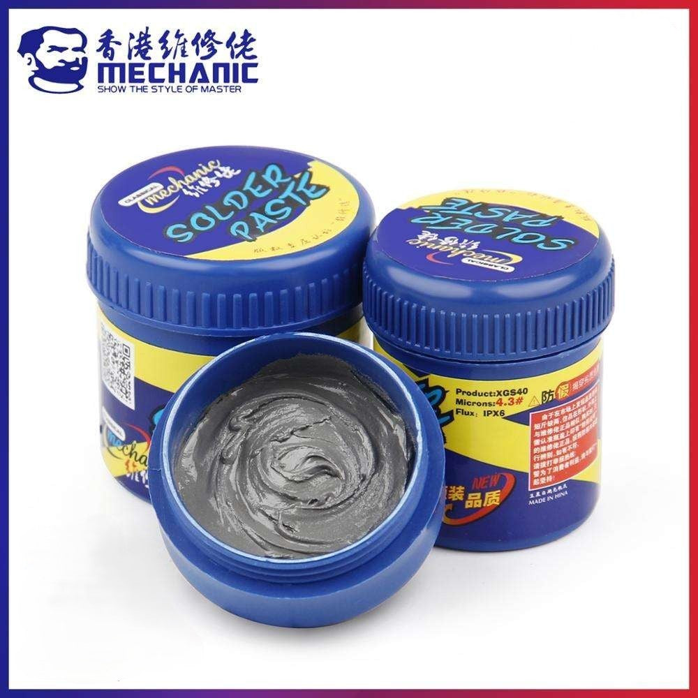 MECHANIC XGS60 Special Low-Temp Solder Paste 158℃ SMD BGA PCB Stencil Mobile Repair