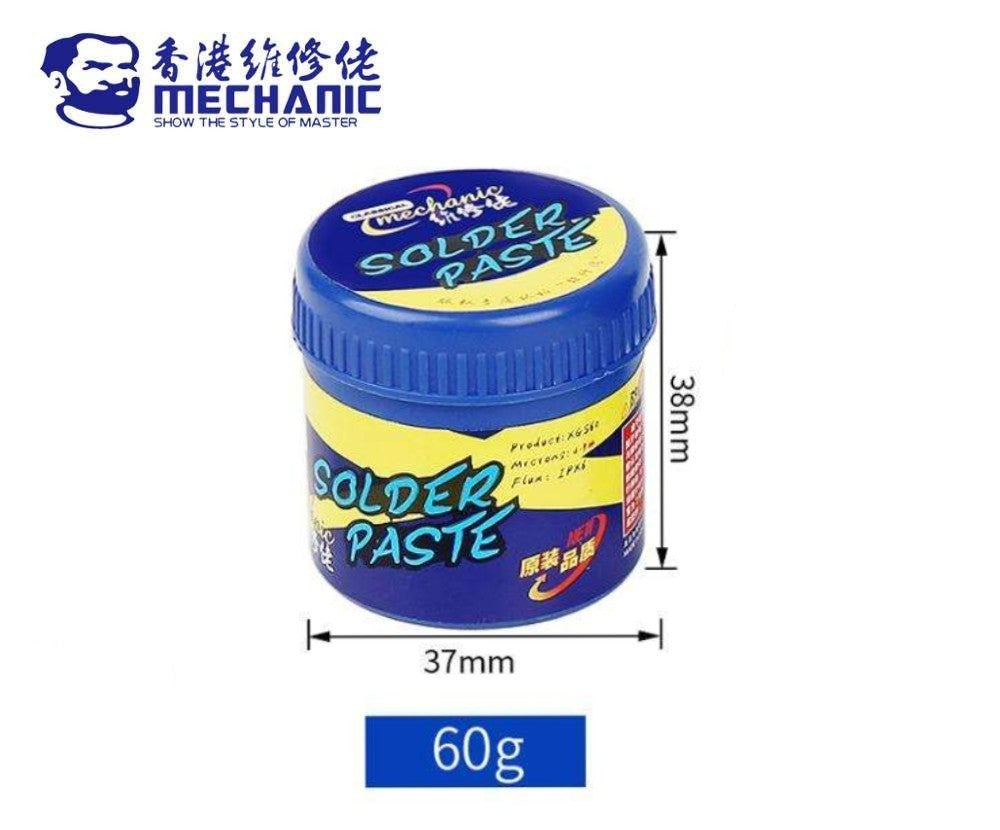 MECHANIC XGS60 Special Low-Temp Solder Paste 158℃ SMD BGA PCB Stencil Mobile Repair