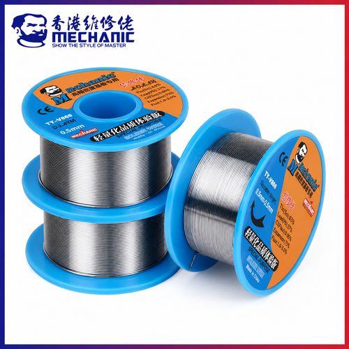 MECHANIC TY-V866 63/37 Tin Lead Rosin Core Solder Wire 0.3mm - 1.0mm Flux 1.0-3.0% Leaded 40g