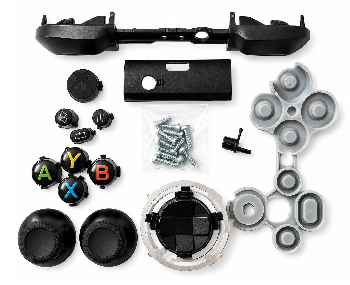 Xbox Series X/S Controller Shell Case Button Kit Part Model 1914 Black